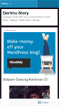 Mobile Screenshot of derimu.wordpress.com