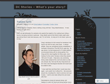 Tablet Screenshot of dcstories.wordpress.com