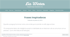 Desktop Screenshot of liawinter.wordpress.com