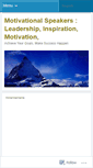 Mobile Screenshot of amotivationalspeaker.wordpress.com