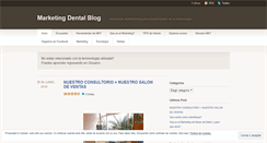 Desktop Screenshot of marketingdental.wordpress.com