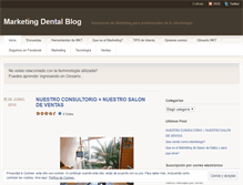 Tablet Screenshot of marketingdental.wordpress.com