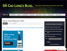 Tablet Screenshot of caolong.wordpress.com