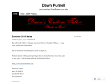 Tablet Screenshot of dawnpurnell.wordpress.com