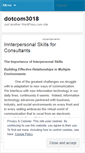 Mobile Screenshot of dotcom3018.wordpress.com