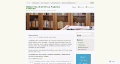 Desktop Screenshot of bibliotecacanonigonarcisogoiburu.wordpress.com