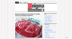 Desktop Screenshot of enigmalaw.wordpress.com
