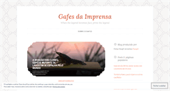 Desktop Screenshot of gafesdaimprensa.wordpress.com