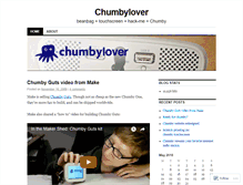 Tablet Screenshot of chumbylover.wordpress.com