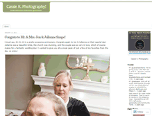 Tablet Screenshot of cassiekphotography.wordpress.com