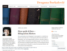 Tablet Screenshot of draganasurkalovic.wordpress.com