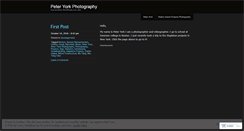 Desktop Screenshot of peteryorkphotography.wordpress.com