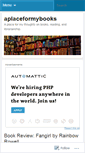 Mobile Screenshot of aplaceformybooks.wordpress.com