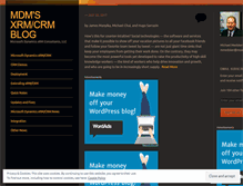 Tablet Screenshot of mdm4crm.wordpress.com