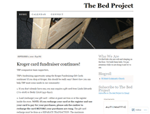 Tablet Screenshot of bedproject.wordpress.com