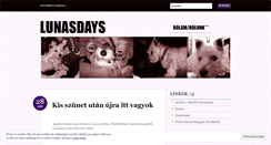 Desktop Screenshot of lunasdays.wordpress.com