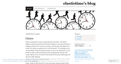 Desktop Screenshot of elastictime.wordpress.com