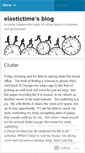 Mobile Screenshot of elastictime.wordpress.com