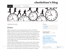 Tablet Screenshot of elastictime.wordpress.com