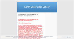 Desktop Screenshot of leninunserallerlehrer.wordpress.com