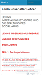 Mobile Screenshot of leninunserallerlehrer.wordpress.com