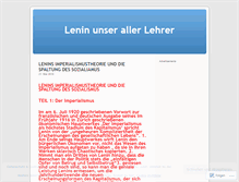 Tablet Screenshot of leninunserallerlehrer.wordpress.com