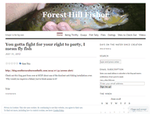 Tablet Screenshot of foresthillfisher.wordpress.com