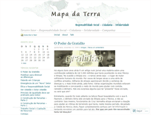 Tablet Screenshot of mapadaterra.wordpress.com