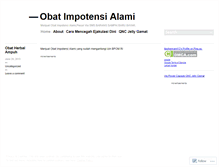 Tablet Screenshot of obatimpotensialami412.wordpress.com