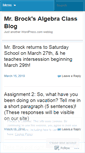 Mobile Screenshot of myalgebraclass.wordpress.com