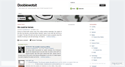 Desktop Screenshot of doobiewotsit.wordpress.com