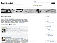 Tablet Screenshot of doobiewotsit.wordpress.com