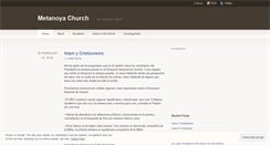 Desktop Screenshot of metanoyachurch.wordpress.com