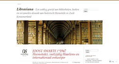 Desktop Screenshot of ilibrariana.wordpress.com