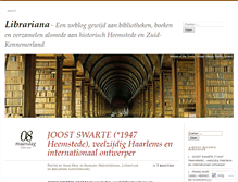 Tablet Screenshot of ilibrariana.wordpress.com