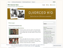 Tablet Screenshot of divorcedkid.wordpress.com