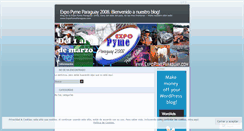 Desktop Screenshot of expopyme.wordpress.com