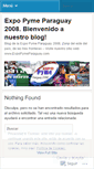 Mobile Screenshot of expopyme.wordpress.com