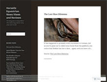 Tablet Screenshot of horseoz.wordpress.com