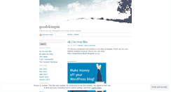 Desktop Screenshot of goodskimpin.wordpress.com