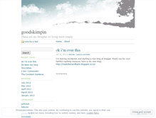 Tablet Screenshot of goodskimpin.wordpress.com