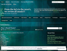 Tablet Screenshot of musicfrom1990to3000.wordpress.com