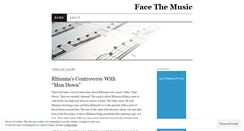 Desktop Screenshot of facethemusicnow.wordpress.com