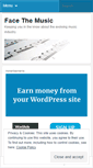 Mobile Screenshot of facethemusicnow.wordpress.com