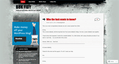 Desktop Screenshot of bukfidy.wordpress.com