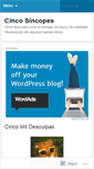 Mobile Screenshot of cincosincopes.wordpress.com
