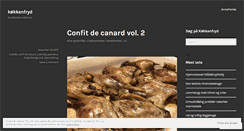 Desktop Screenshot of koekkenfryd.wordpress.com