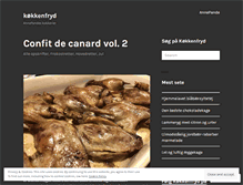 Tablet Screenshot of koekkenfryd.wordpress.com