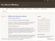 Tablet Screenshot of fwmblog.wordpress.com