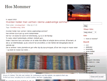 Tablet Screenshot of mommer.wordpress.com